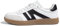 LUCKY STEP Damen Klassische Retro Sneaker mit Gummisohle - Modische Leder-Freizeitschuhe für Tennis und Skateboarden, rutschfeste Turnschuhe (Weiß/Schwarz, 7US-37EU-4UK)