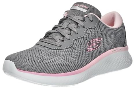 Skechers Damen Skech-LITE PRO Schuhe, Anthrazitrosa, 41 EU
