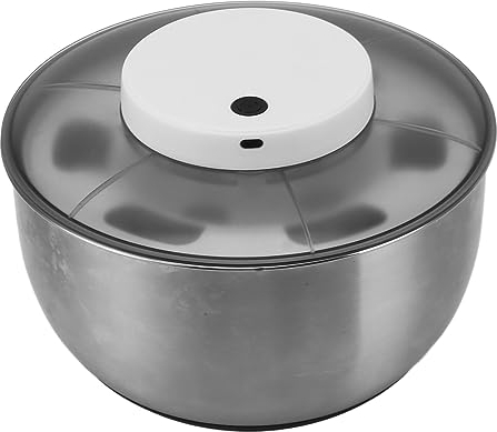 Fnppyrd Escurridor eléctrico de Verduras Giratorio for Ensalada, rápido, Verduras secas, Frutas y Verduras, Herramientas de Cocina for cocinar en casa, Ahorro de Tiempo