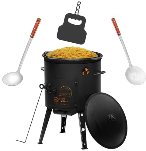 Ø49cm Uchag 2mm Stahl Utschak Feuerstelle 22L Kazan WOK Kasan Zubehör