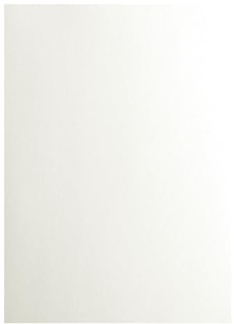 Florence Tonkarton Elfenbein - Bastelkarton A4 - Bastelpapier 100x - Scrapbook Papier für Karten Basteln, Stanzen und Papierbasteleien - Bastelset Textur