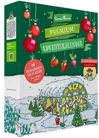 Pötschke Adventskalender Premium 2024 Weihnachen Tolles Männer Frauen Geschenk Naturfreunde Gartenidee