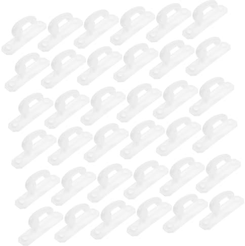 Angoily 75stücke Kunststoffhaken Gardinenhalter Für Wand Gardinenhaken Mit Raffhalter Handtaschenhaken Für Wand Kleiderhaken Wandhaken Zum Aufhängen Von Mänteln