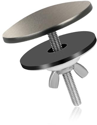 Copriforo per Lavello da Cucina, Lega di Zinco Acciaio Inossidabile Tappo per Lavello da Cucina Coperchio di Tenuta Tappo per Lavello Copriforo per Lavello (Grigio Pistola)