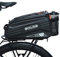 Gkstly Sac porte-vélo étanche pour porte-bagages arrière de vélo, sac de coffre de vélo en EVA, sac de rangement pour siège arrière de vélo de montagne sac à bandoulière pour vélo avec bandoulière,
