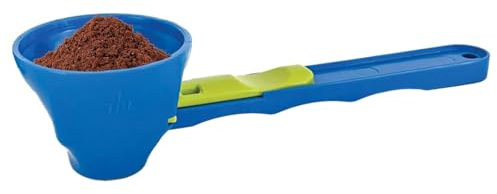 Cucchiaio da caffè a imbuto, misurino per proteine in polvere, accessori per proteine e caffè, con imbuto