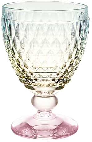 Villeroy & Boch Boston Pearl Red Wine Goblet, Set of 4, 10 ozs, Crystal Glass, Made in Germany