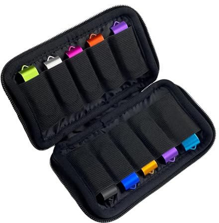 1 Stück Taschen Aufbewahrung für USB Sticks Aufbewahrungsbox, USB Stick Tasche,Storage Bag, Klein Speicherstick Organizer Schwarz Aufbewahrungbox Case für 10 Stück USB Speicher/Flash Drive