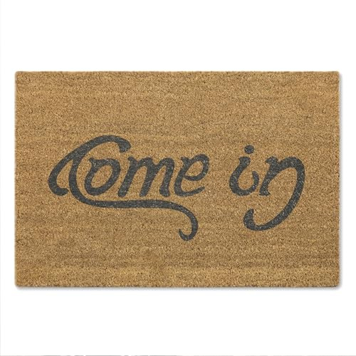 A1 Graphics Ltd Come In Go Away Doormat Double-Sided Funny Doormat, Reversible Welcome Mat, Humorous Front Door Décor