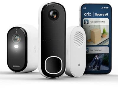 E3 2K + Doorbell HD + Chime - EU Only