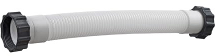 Tuyau de piscine – 3,8 cm de diamètre pour pompes à filtre à sable | Tuyau de raccordement compatible pour systèmes d'eau salée de sable supérieur, natation, pelouse, terrasse