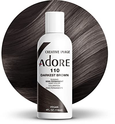 Adore Shining Semipermanente Haarfarbe, 110 Darkest Brown