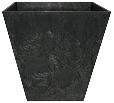 Artstone Topf - Ella - Schwarz - D40 H40