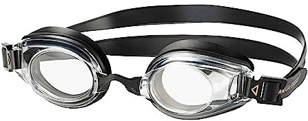 Aqua Speed ® Lumina, Lunettes de Natation avec dioptries de -1,5 à -8,0 / UVA/UVB de 100%, Hauteur:-8.0;Model:Lumina/Noir/Non teinté