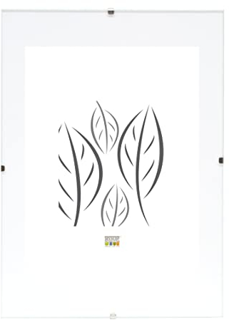 Deknudt Frames S200K9 Cadre Photo sous Verre en Verre 21 x 29.7 cm, Brilliant