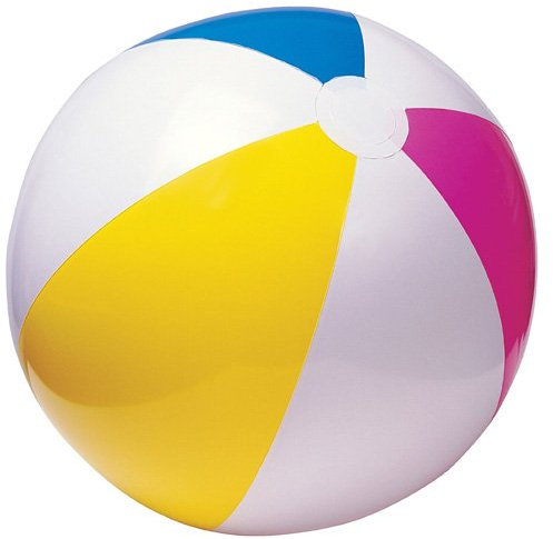 24 GLOSSY INFLATABLE BEACH BALL 41cm SEA SWIMMING POOL SUMMER HOLIDAY PARTY X 2