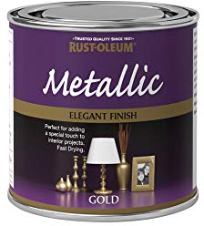 Rust-Oleum 250 ml (Pack of 1) Metallic Paint - Gold