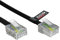 rhinocables ADSL RJ11 Lead High-Speed Internet Cable for BT, Internet, Broadband, Modem, Router and Landline Telephone Black Wire (1, 30m)