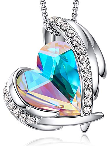 CDE Kette Damen Rosegold Herz Halskette für Frauen Schmuck mit Elegante Geschenkverpackung Valentinstags Geschenk für Sie Frau Freundin Mama Valentinstag/Party/Hochzeitstag/Jubiläum/Geburtstag