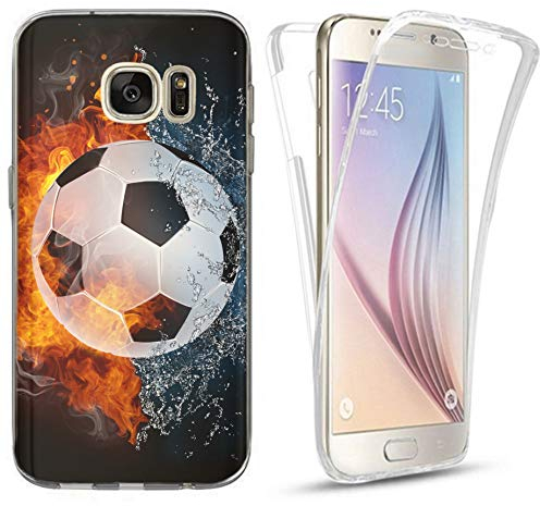 CoverHeld Hülle für Apple iPhone 6 / 6s Premium Handyhülle 1152 Fußball Fussball Silikon Fullbody 360 Grad Rundum SchutzHülle Softcase HandyCover Hülle für Apple iPhone 6 / 6s