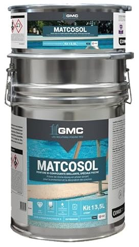 comus Peinture Piscine MATCOSOL Blanc 13,5L 112m2