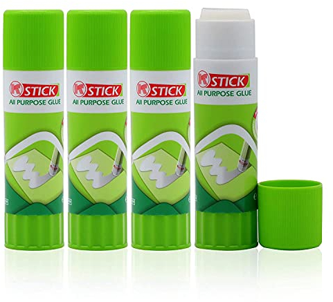 Furiga Stampante 3D Colla Sticks Adesivi solidi PVP Nastro Accessori per ABS PLA PETG 4 pezzi