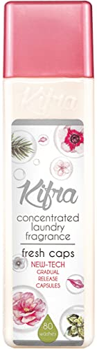KIFRA FRESH CAPS Konzentriertes Wäscheparfüm 200ml 80 Waschgänge langanhaltender Wäscheduft