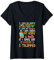 Damen If I Smell Like Shampoo, I Was Giving My Horse A Bath T-Shirt mit V-Ausschnitt