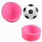WonDerfulC Lot de 2 moules en silicone pour décoration de chocolat Motif football Rose