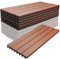 Ansobea 60er Pack WPC Terrassenfliese,Braun Holzfliesen 30x60 cm - 10 m² .Ideal für den Außenbereich Klickfliesen für Balkon, Garten & Terrasse | einfach, schnell & praktisch verlegt