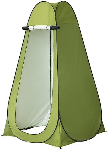 JEAWIWI Camping Duschzelt, Outdoor Wickelzelt, Pop Up Sichtschutzzelt, Toilettenzelt mit tragbarer Tasche für Camping, Strand, Wandern, Reisen