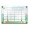 Personalisierter abwischbarer Stundenplan aus Acrylglas - niedliches Wald Tier Motiv - kreatives Geschenk zum Schulbeginn für Mädchen o. Junge - Schulkinder Wochenplaner