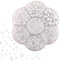 BNXF 5600 White Imitation Pearl Round Beads, 2/3/4/5/6/8/10mm, Half Round Pearls for DIY Craft Jewelry