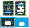 Minkocards 12 Einladungskarten zum 9. Kindergeburtstag Junge Mädchen Jump Trampolin Einladungen neunte Geburtstag incl. 12 Umschläge
