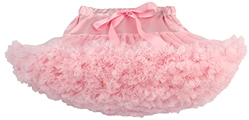 Alunsito Tutu für Kleinkinder, Mädchen, Tutu-Röcke, Ballett-Tutu, Anzieh-Tutu, Kinder-Party-Tutu für Anzieh-Geburtstagsfeier, Rosa, M, 5–7 Jahre