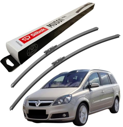 Silbak Windscreen Wipers, fits for VAUXHALL ZAFIRA (07/2005-08/2015) Front Wiper Blades, 700mm/550mm