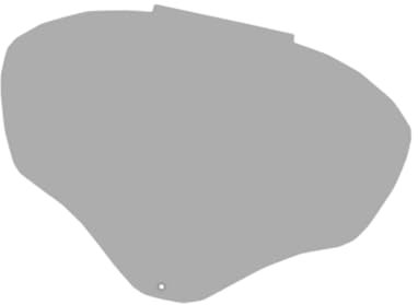 harayaa Protective Face Shield, Anti-Impact Lens, Flexible Face Shield, Hard Cap, Accessory for Weeding, Pruning, Gardening Outdoor, Gray