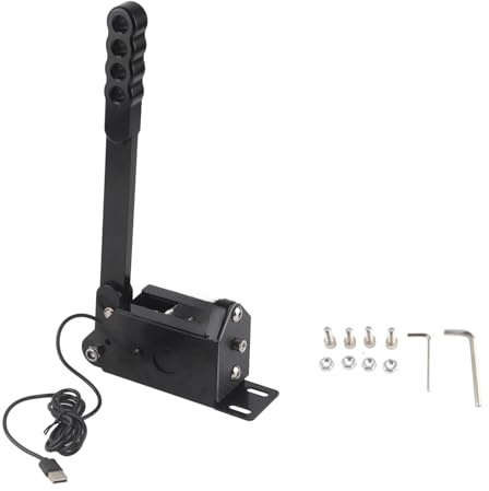 Mtlavishness Sim Racing USB -Handbremse 38 × 20 × 11 64 Bit Universal USB Handbrems PC für professionelle Gaming -Peripheriegeräte für G25 G27 G29 T500 Sim Racing Games Handbremse
