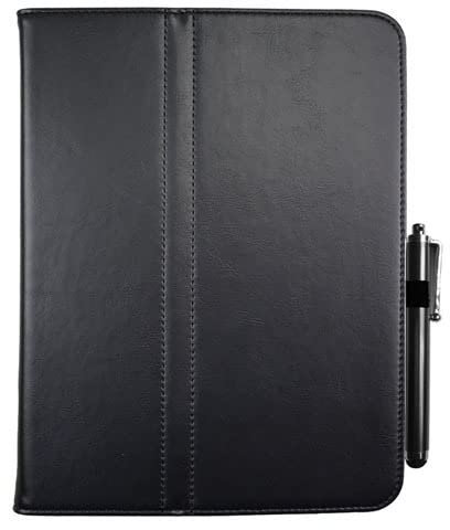 Funda para Galaxy Tab 3 10.1 modelo GT-P5200 P5210, funda de piel con tapa para Samsung Galaxy Tab 4 10.1 SM-T530 T531 T535 funda con soporte (negro)