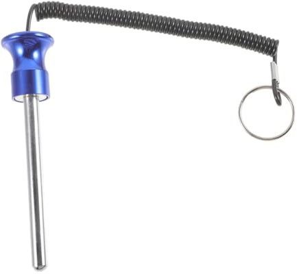 ORFOFE Aluminium ladestift für Gewichtsplatten Robustes Fitnesszubehör für Kabelzug und Krafttraining Magnetisch mit Zugseil Kompatibel mit Power Rack und Zusatzgewicht für Heim