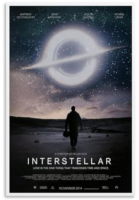 Generisch Klassische Filme Inter-stellar Für Zimmer, Ästhetische Leinwand-Wandkunst, Schlafzimmer-Dekor Poster 12x18inch(30x45cm)