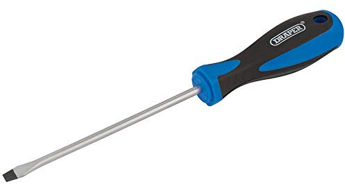 Draper 63256 Engineer's Plain Slot 4.0mm Flared Tip Screwdriver, 100 mm Blade Length