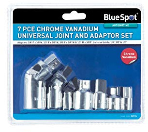 Blue Spot Tools 02076 Kardangelenk-Adapter-Set – Schwarz (7-teilig).