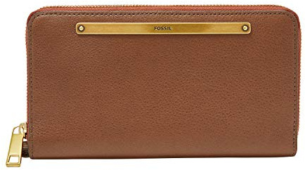 Fossil Damen Liza Zip Around Black Clutch