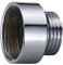 BFG 1/2 Zoll AG auf 3/8 Zoll IG BSP Chrom Reduktion Rundrohranschluss, Duschschlauch-Mischventil, Reduzierstück, Adapter, Chrom, silever, M8-H1CP-QYHF
