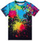 AIDEAONE Kinder Jungen T-Shirts Sommer Tops Bunt Drucken T-Shirt Fasching Karneval 9-12 Jahre,Bunt A,M