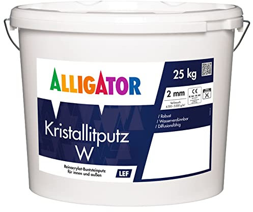 Alligator Kristallitputz W Buntsteinputz 25 Kg Farbwahl, Farbe:Farbton 603