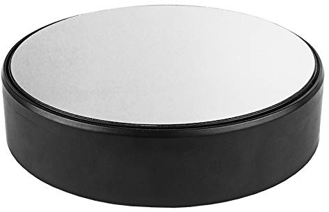 Ideen mit Herz Drehpodest mit Spiegel | Batteriebetrieben | Ø 18,2 cm / 4,5 cm hoch | Mit Timer-Funktion