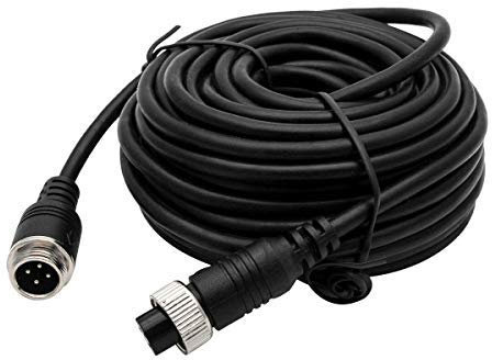 Câble d'extension pour caméra de recul avec 4 broches, pour tous les systèmes de recul et caméras pour câble d'extension de 20 m
