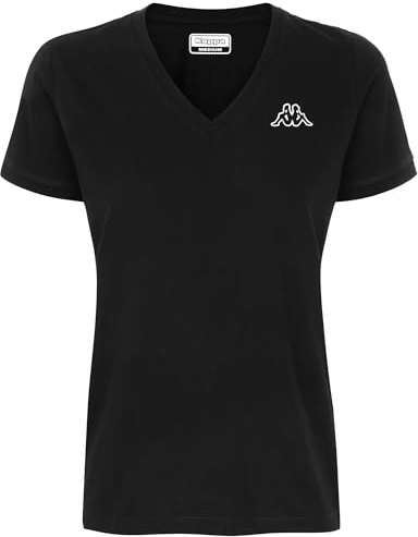 Kappa - T-Shirt, Donna, Cotone, Sportivo, Modello: Logo Cabou